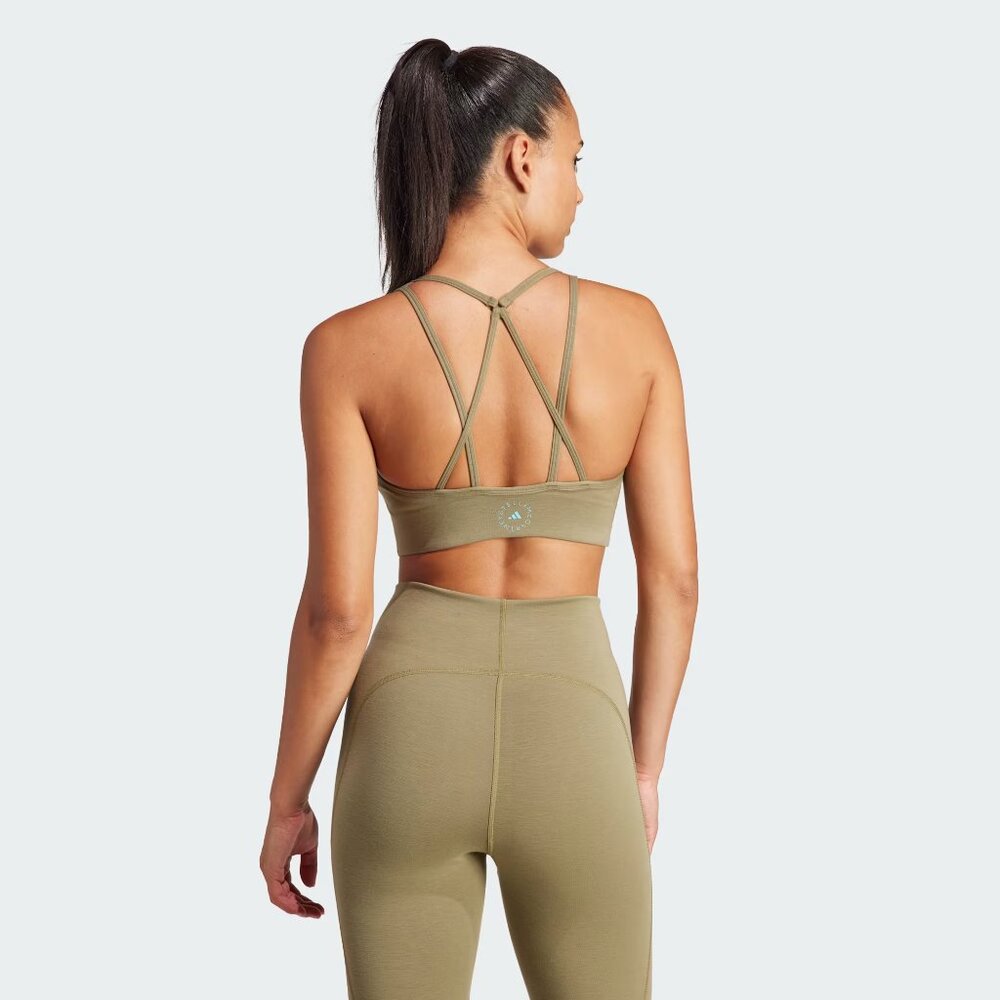 Adidas by Stella McCartney Olive Sports Bra - Picture 2 of 4